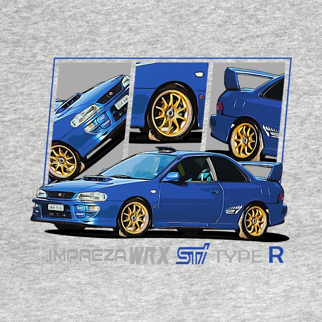 Impreza WRX STI Type R Two Doors, Coupe, JDM Car by T-JD